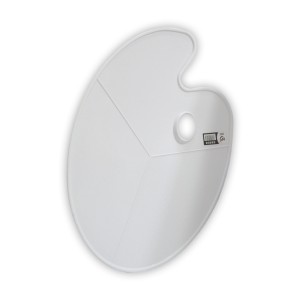 Plastic Oval Flat Palette