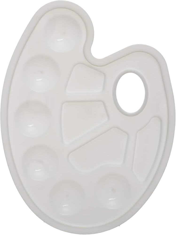 Plastic Paint Palette 10 Holes