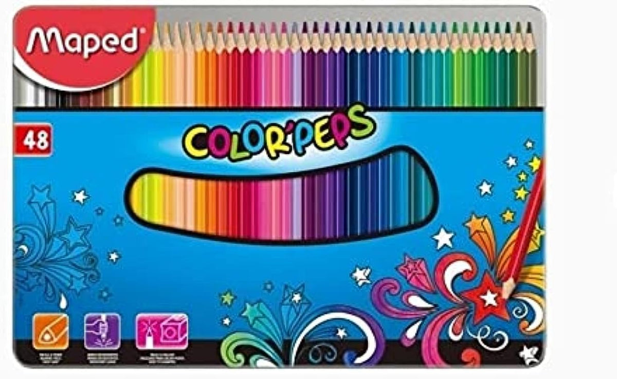 Maped Color'Peps Colored Pencils in Metal Case