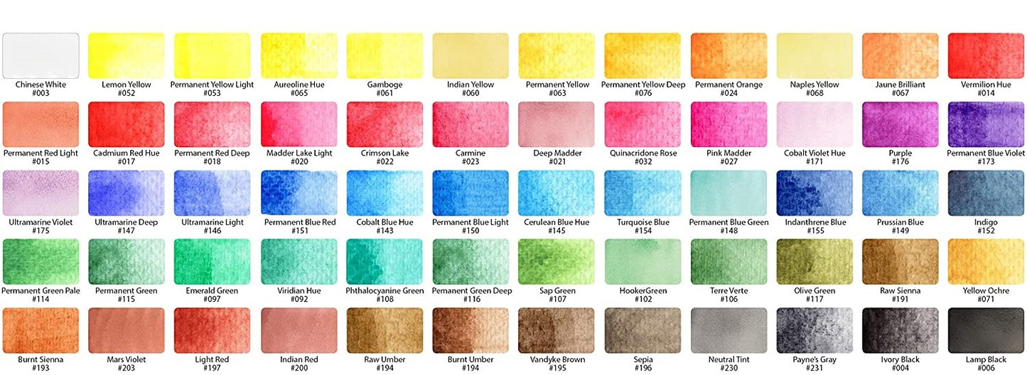 Koi watercolor set 60 colors