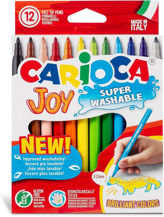 Carioca joy super washable felt tip marker colors