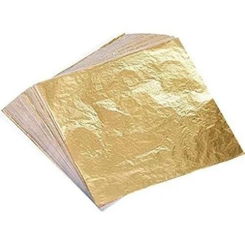 Gold leaves paper ورق ذهب