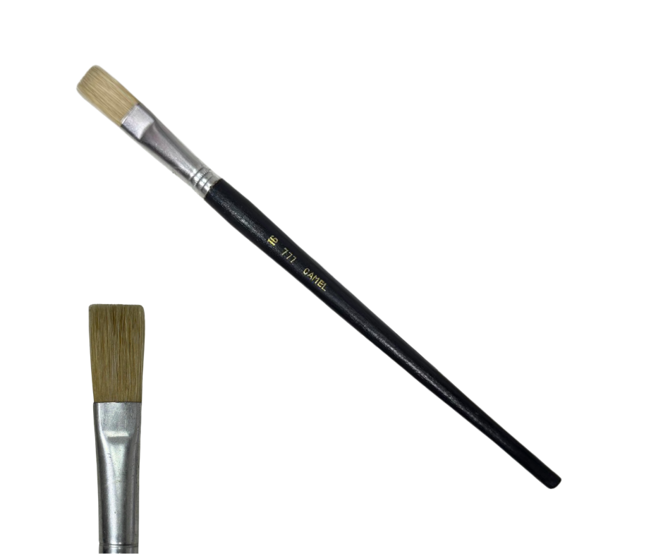 Camel 777 Flat Brush