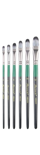 Panwenbo Nylon Black curved Brush