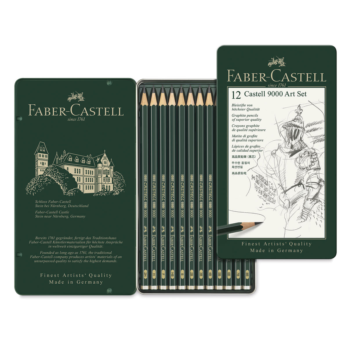 Faber_castell 9000 pencils set