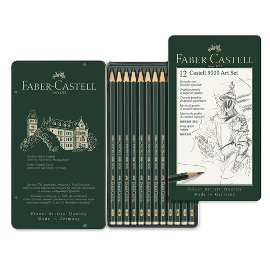 Faber_castell 9000 pencils set