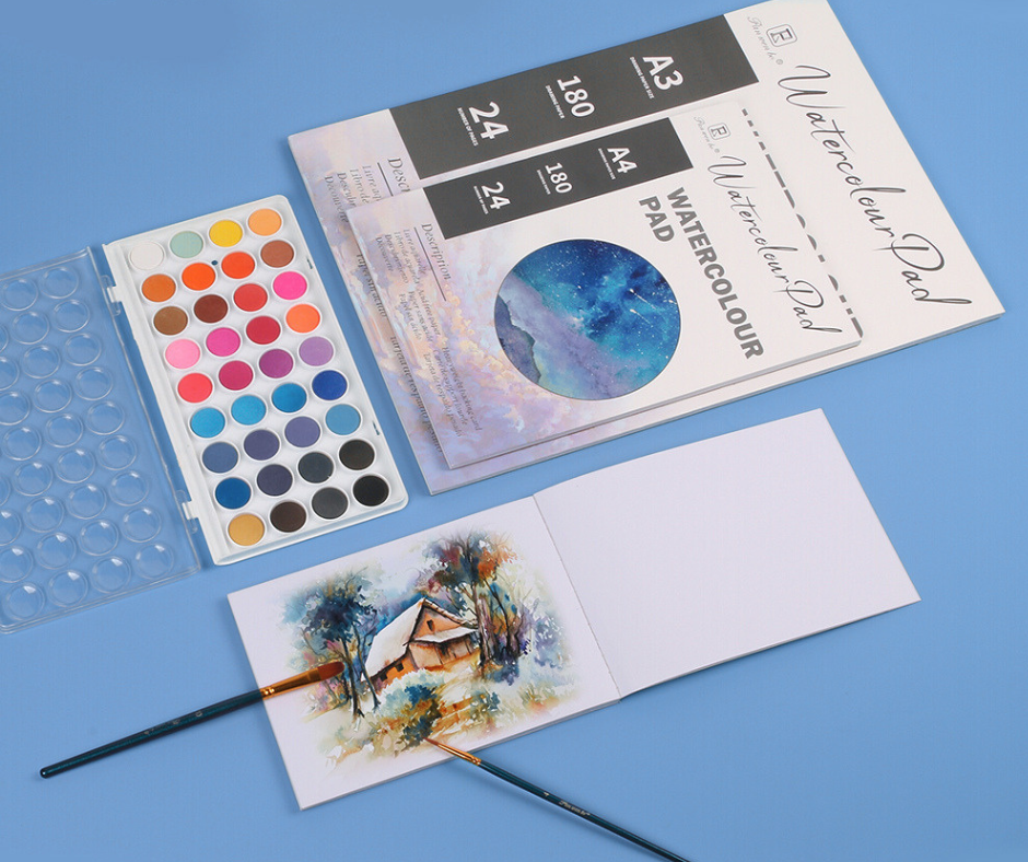 Panwenbo A4 Watercolor Painting Pad