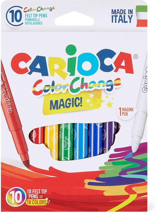 Carioca color change magic markers