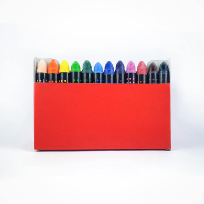 Faber_castell 12 Bullet wax crayons