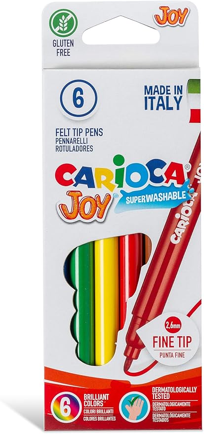 Carioca joy super washable felt tip marker colors