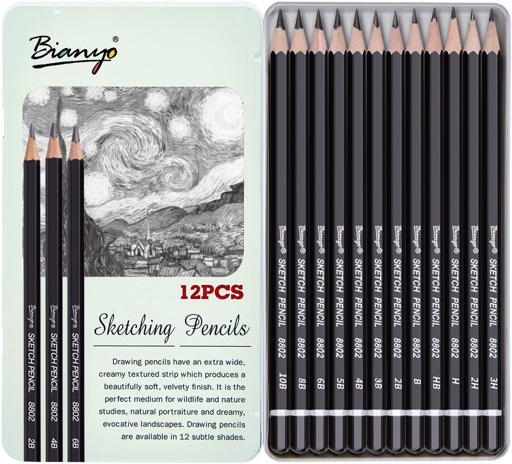 Bianyo 12 pencils set