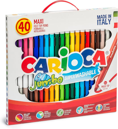 Carioca jumbo super washable felt tip markers