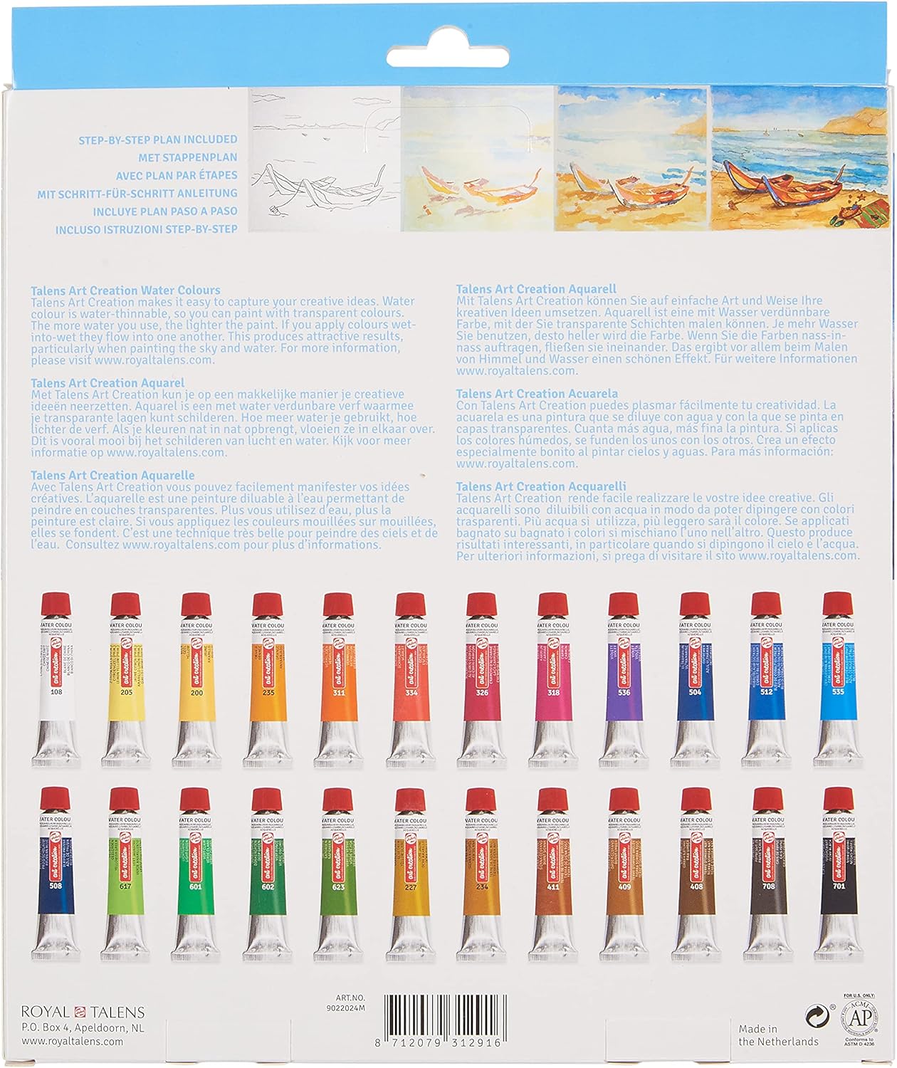 Royal Talens art creation watercolor set