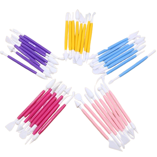 plastic modelling tool set