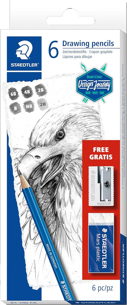 Staedtler drawing 6 pencils set
