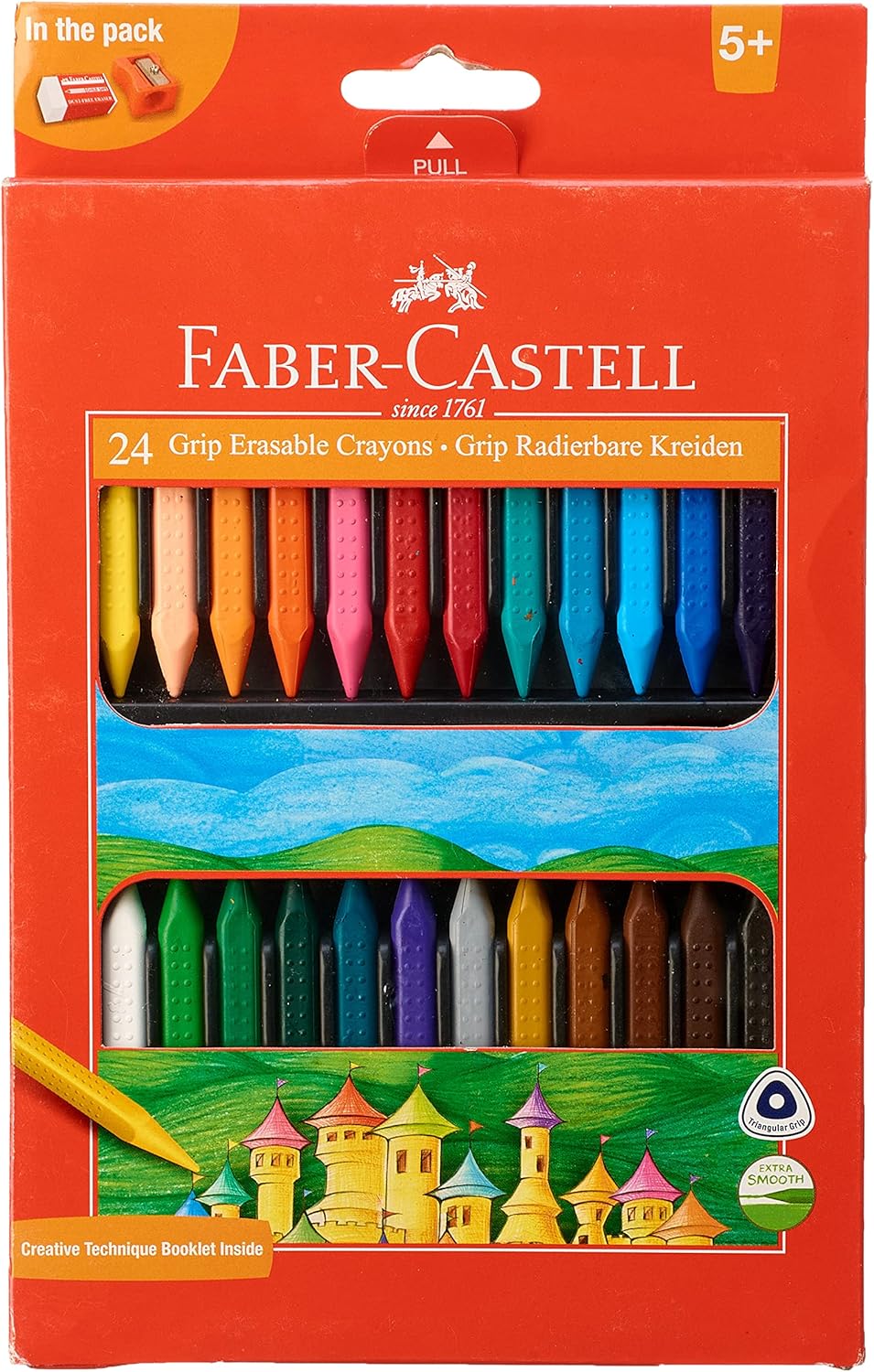 Faber castell grip erasable crayons