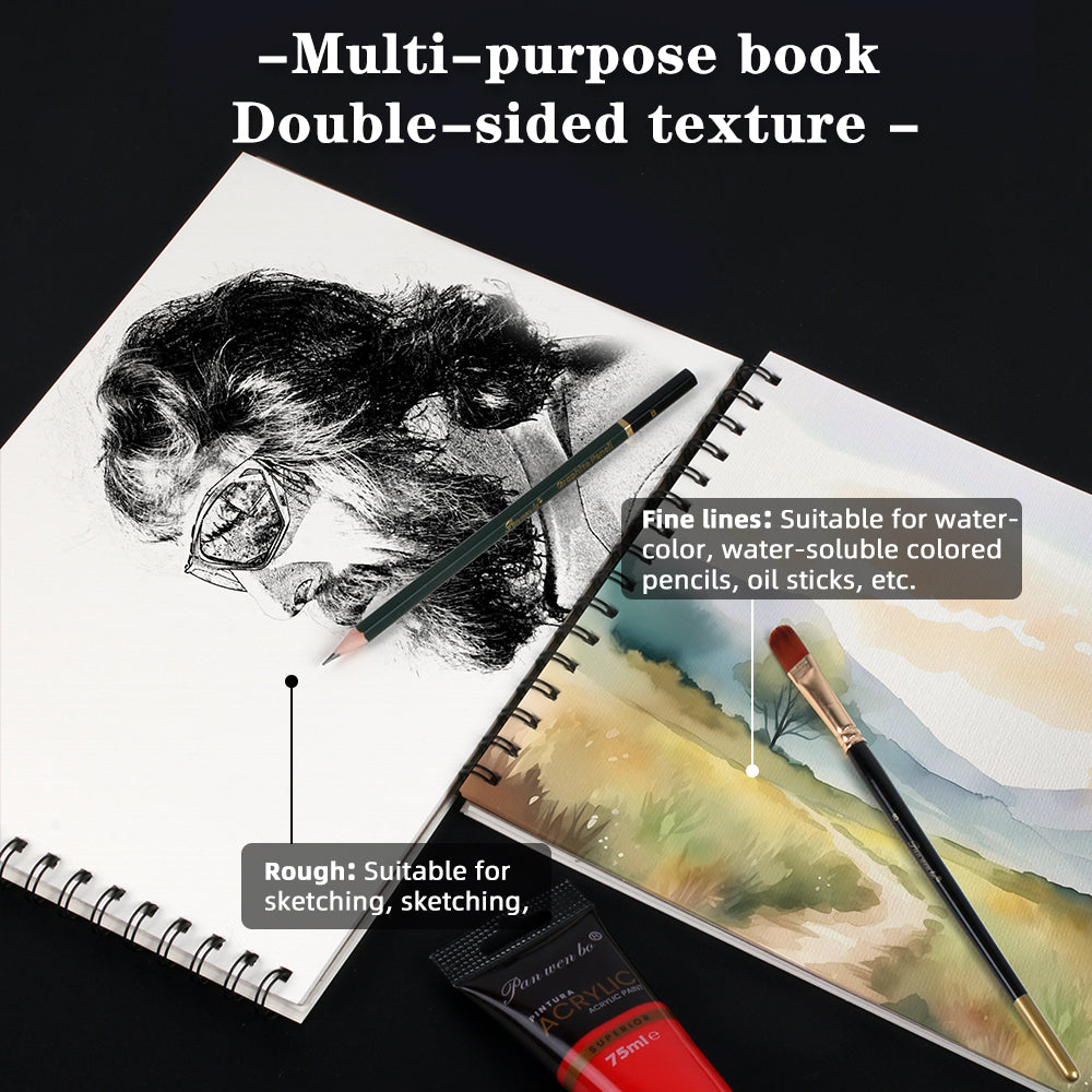 Panwenbo A4 Watercolor Sketchbooks