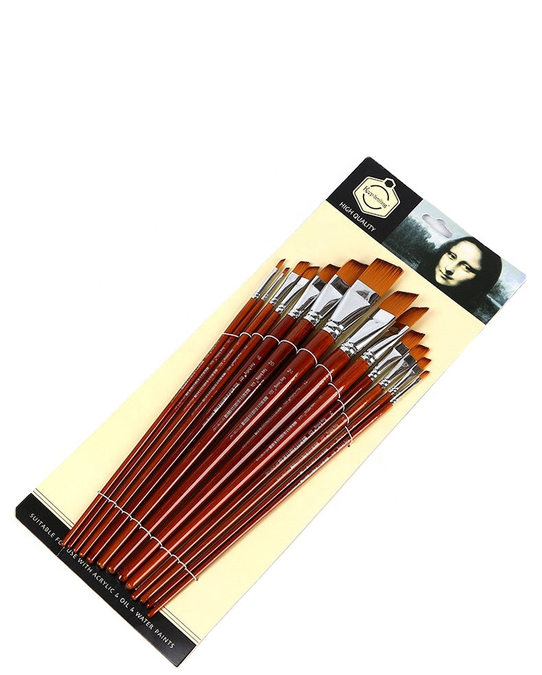13 PCS Long Handed Brush Sets