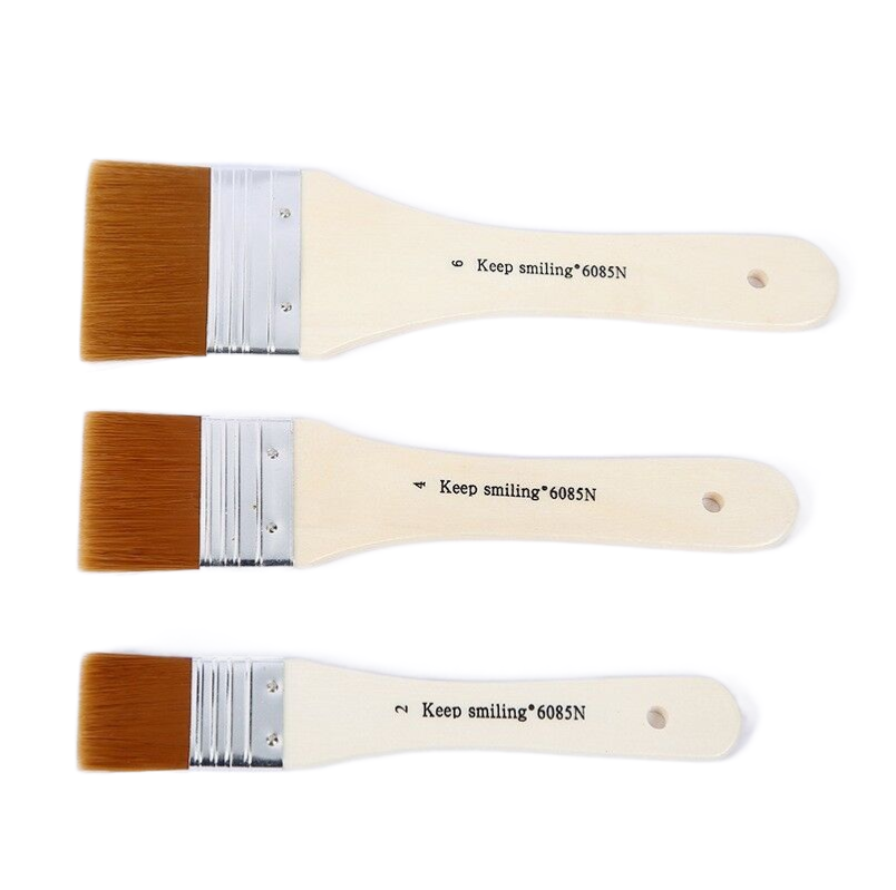 Keep Smiling Gesso 3 pcs Brushes set