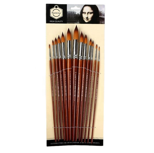 13 PCS Long Handed Brush Sets