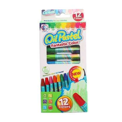 Fantastic colors oil pastel