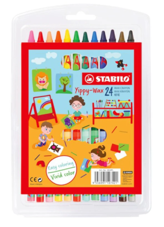 Stabilo yoppy 24 wax crayons