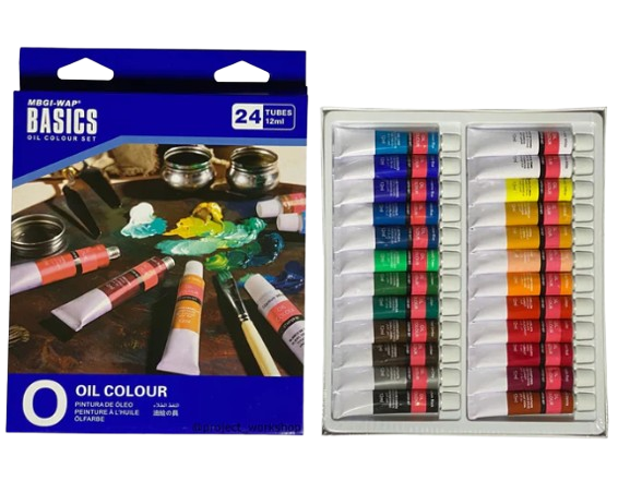 Basics oil paint set 24*12ml