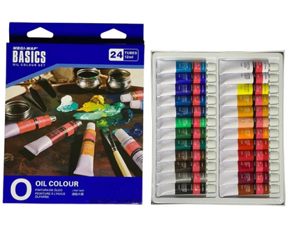 Basics oil paint set 24*12ml