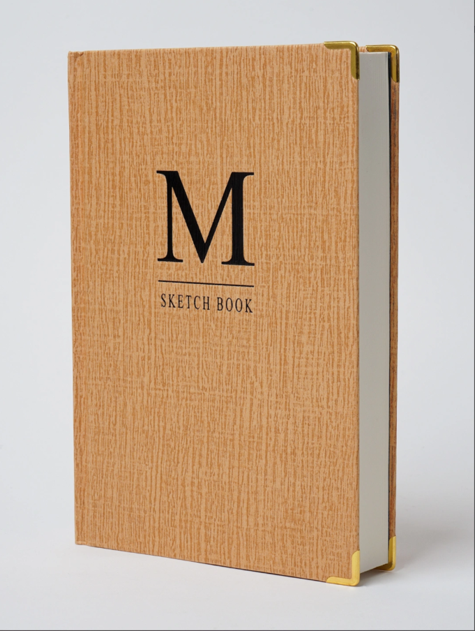 Sketchbook notebook for art and design, with thick white sheets, A5 – 160 sheets