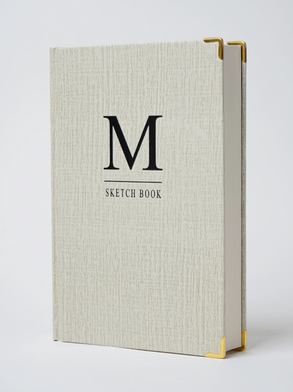 Sketchbook notebook for art and design, with thick white sheets, A5 – 160 sheets