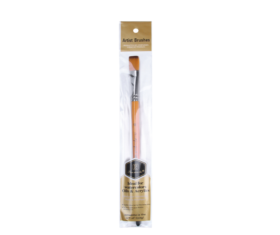 Panwenbo Artist Brush Flat Head