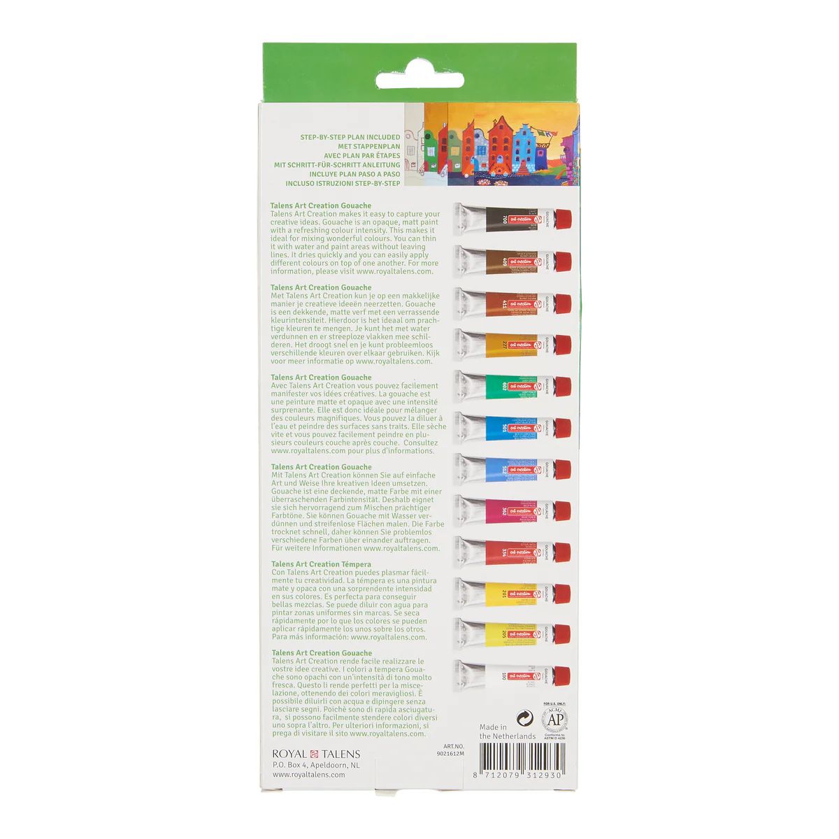 Art creation gouache set