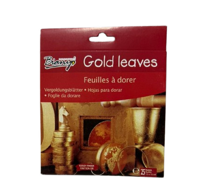 Gold leaves paper ورق ذهب