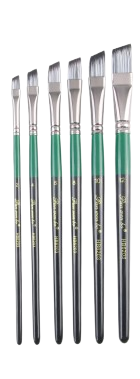 Panwenbo Nylon Black Angled Brush
