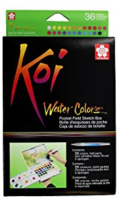 Koi watercolor set 60 colors