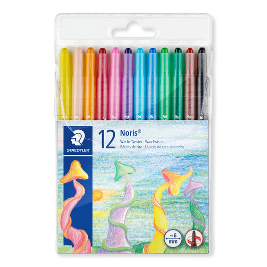 Staedtler twister 12 crayons