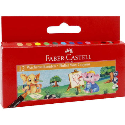 Faber_castell 12 Bullet wax crayons