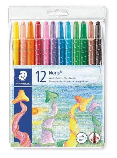 Staedtler twistable 12 crayons