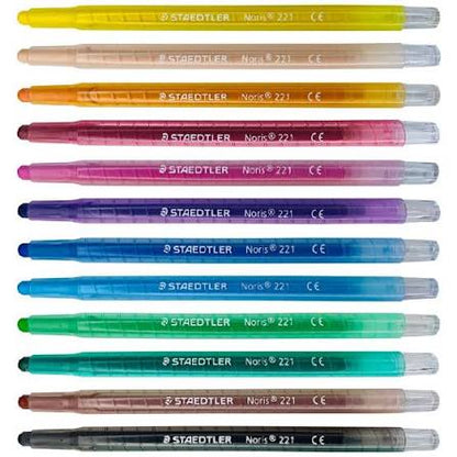Staedtler twistable 12 crayons