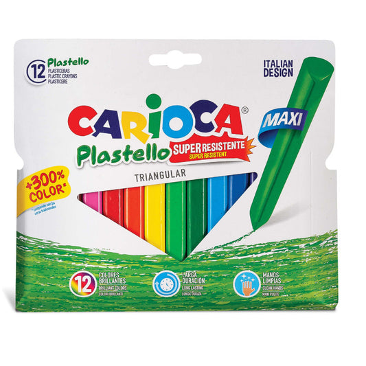 Carioca plastello 12 Maxi crayons