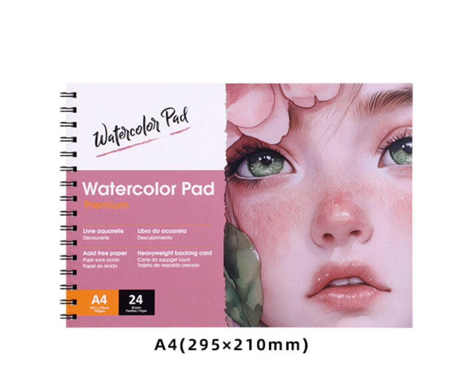 Panwenbo A4 180gsm Watercolor Drawing Pad