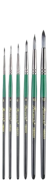 Panwenbo Nylon Black Round Brush
