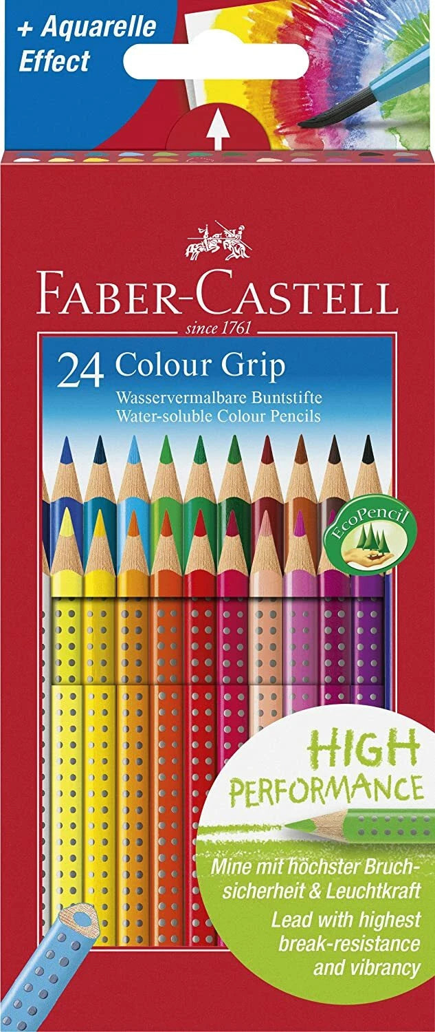 Faber_castell color grip aquarelle coloring pencils