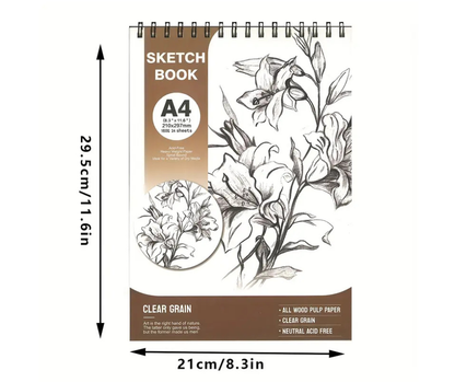 Panwenbo Professional A4 Sketch Pad